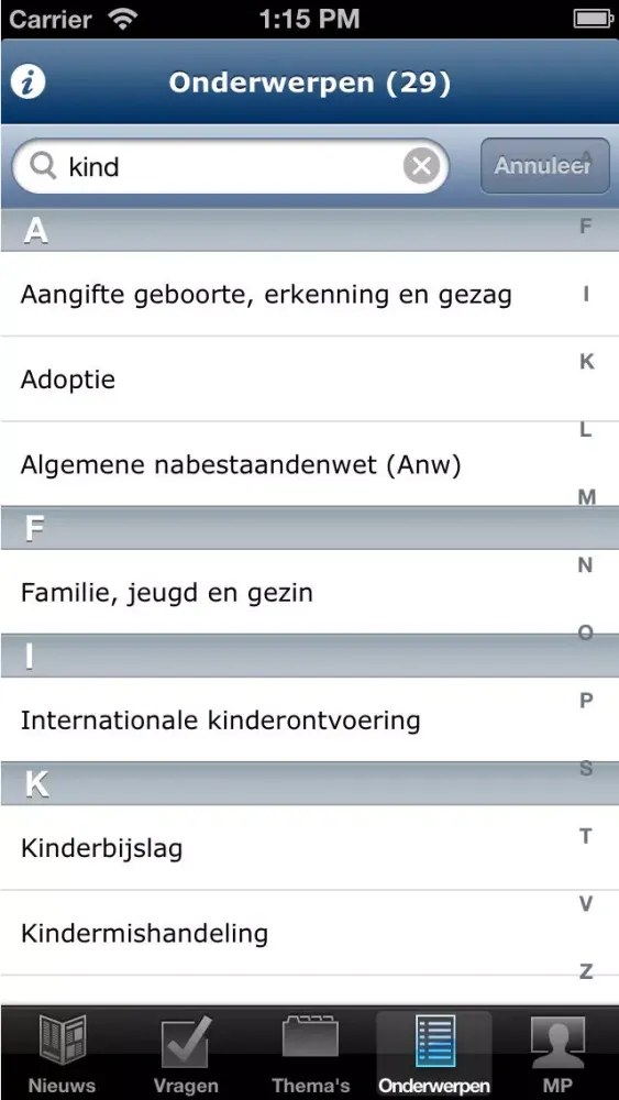 Screenshot di Rijksoverheid