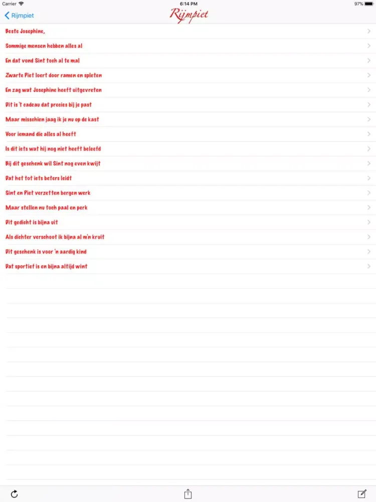 Rijmpiet: sinterklaas iPad  سکرین شاٹس