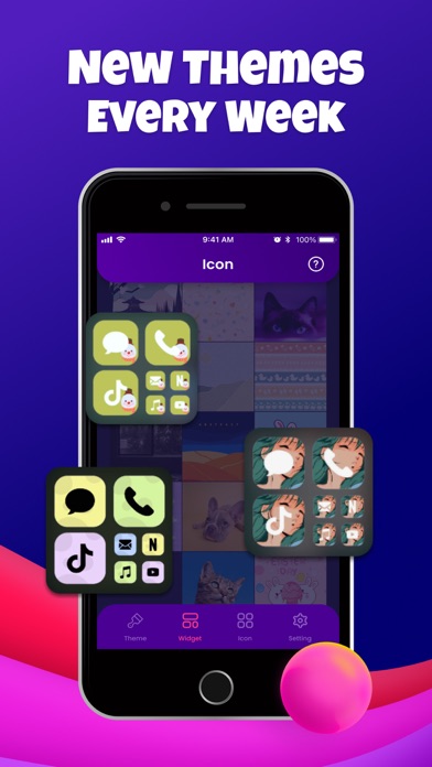 Tangkapan skrin Color Widgets: Icon Themes