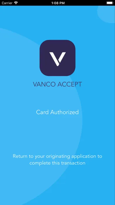 ภาพหน้าจอของ Vanco Accept