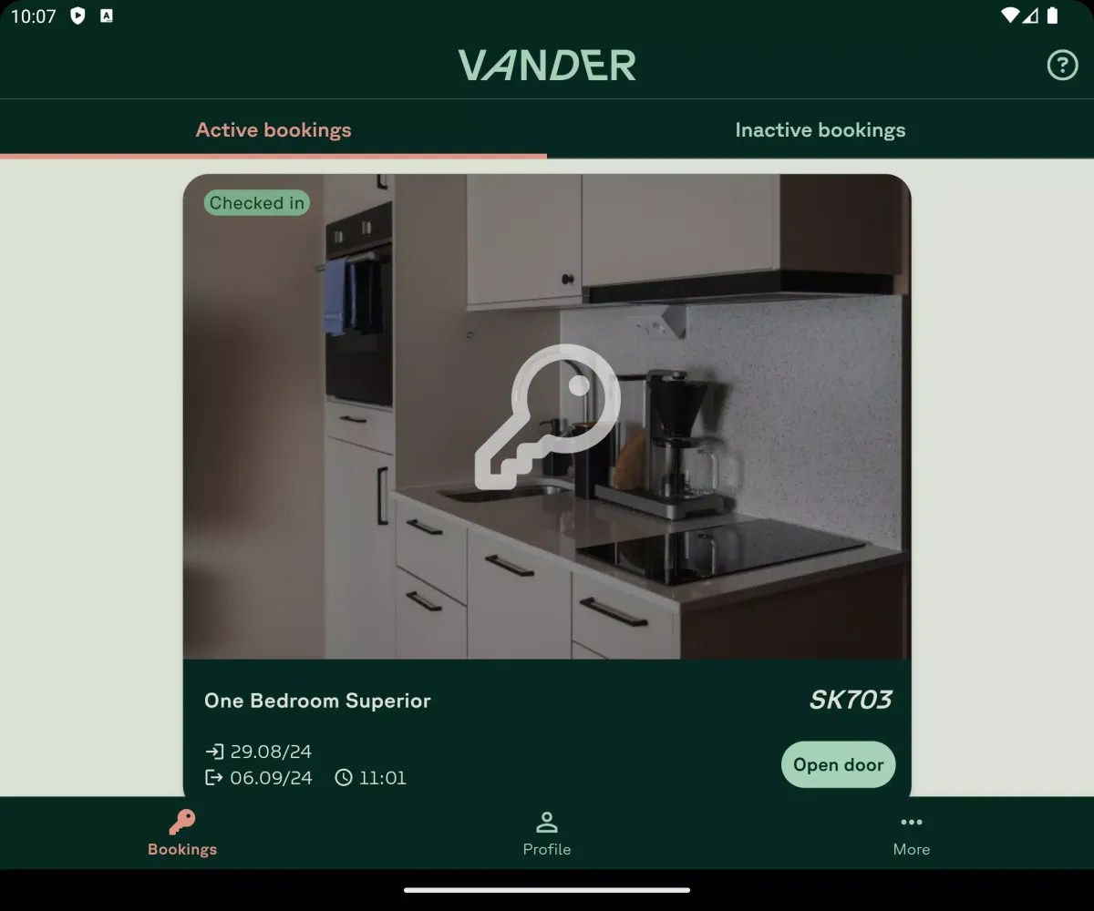 ภาพหน้าจอของ VANDER