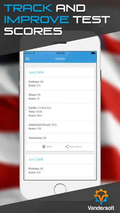 Capturas de tela do Air Force PT Test - USAF PT Calculator