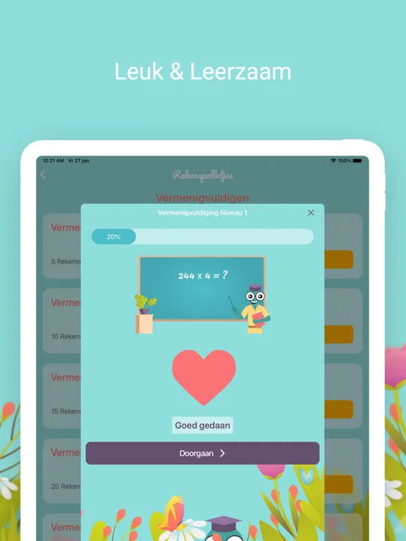 Rekenspelletjes Groep 6 7 8 iPad 应用截图