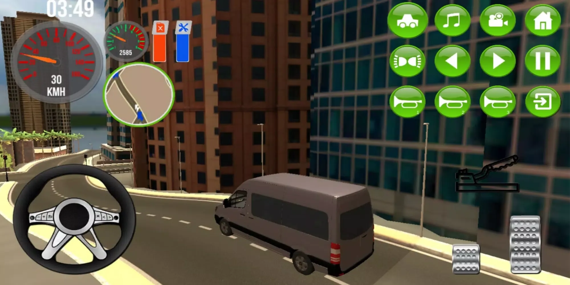Zrzuty ekranu Van MiniBus Driving Simulator
