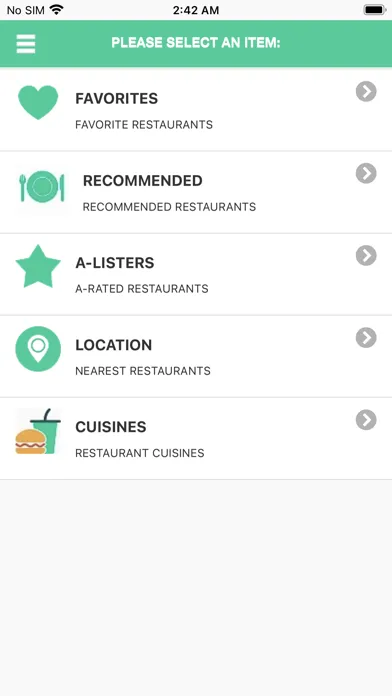 Ảnh chụp màn hình của No Dining Curves