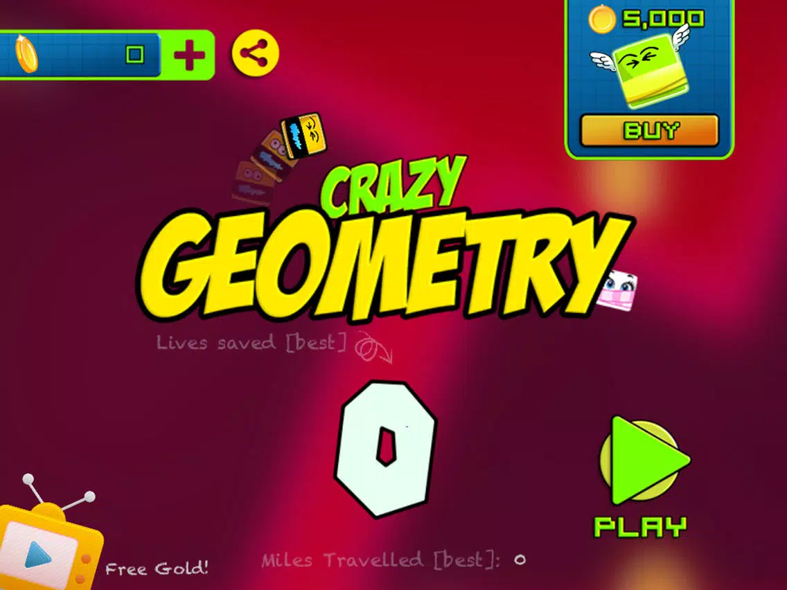 Tangkapan layar Silence of the Cubes: Crazy Geometry iPad 