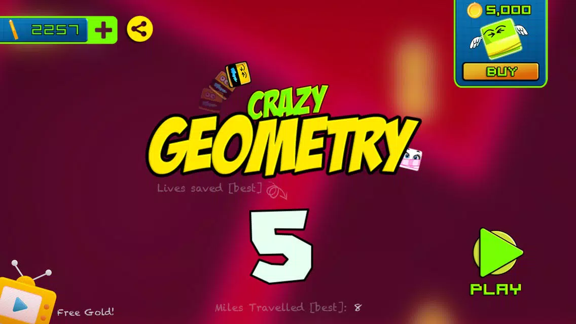 Tangkapan layar Silence of the Cubes: Crazy Geometry