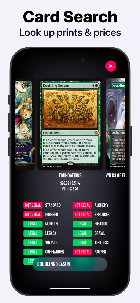 Captures d'écran de MTG Life Counter App: Lotus