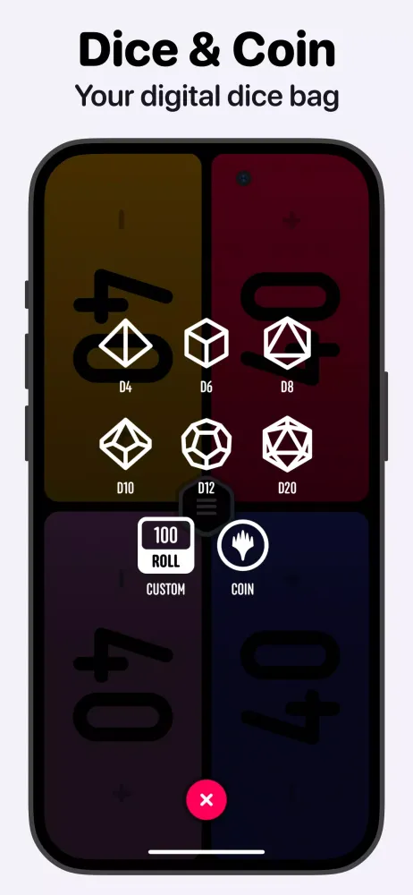 Captures d'écran de MTG Life Counter App: Lotus