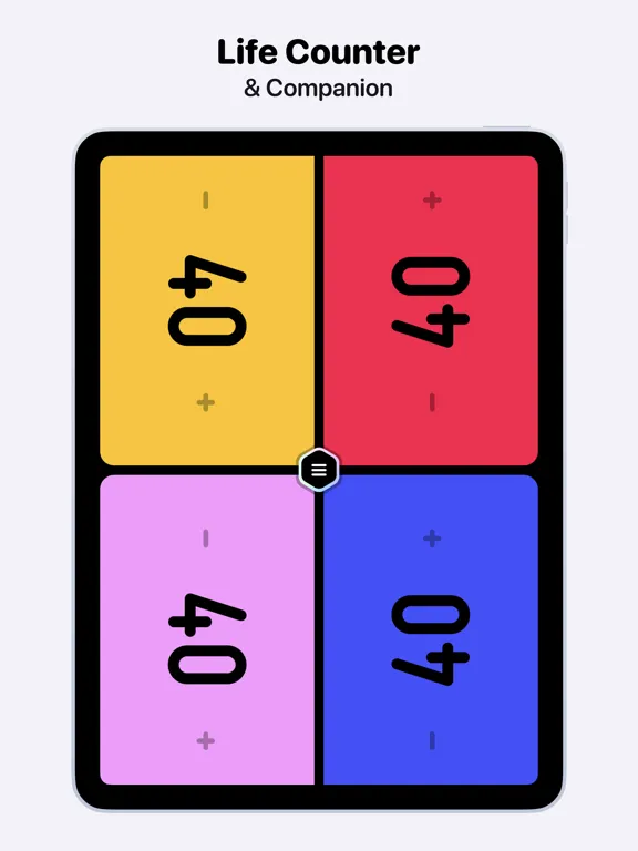 MTG Life Counter App: Lotus iPad  Screenshots