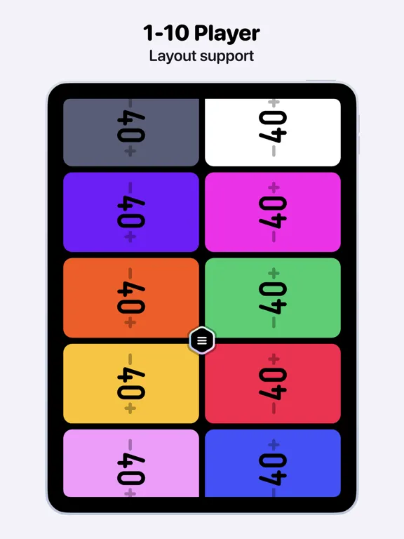 MTG Life Counter App: Lotus iPad  Screenshots
