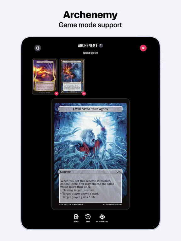 MTG Life Counter App: Lotus iPad  Screenshots