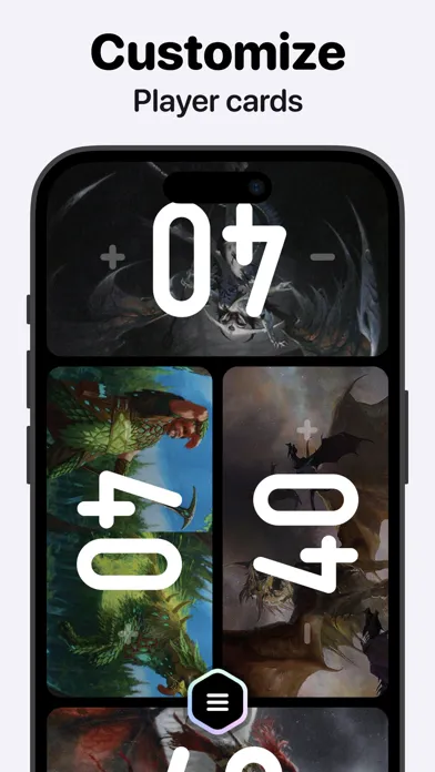 MTG Life Counter App: Lotus Screenshots
