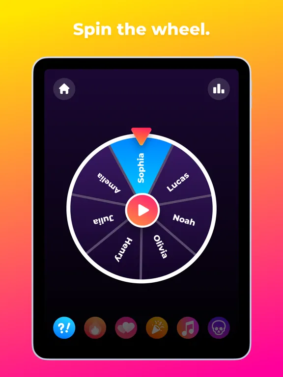 Spin the Bottle iPad  Screenshots