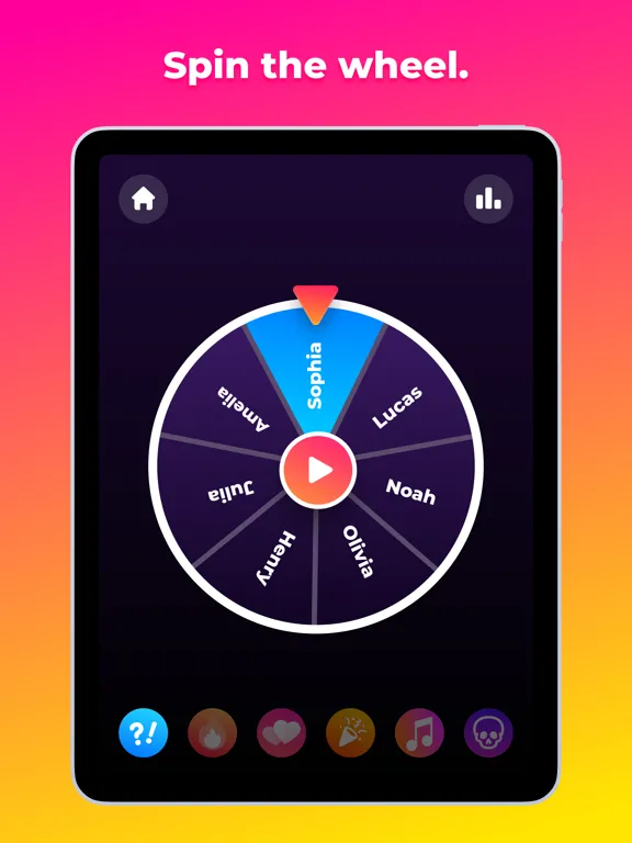 Spin the Bottle iPad  Screenshots