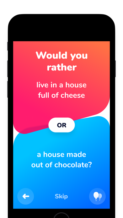 Ảnh chụp màn hình của Dilemmaly - Would you rather?