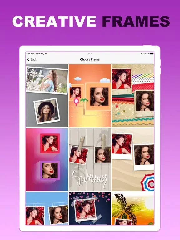 Vanill: Frame, Glitter, Shape iPad 應用截圖