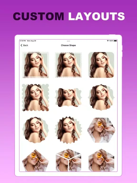 Vanill: Frame, Glitter, Shape iPad 應用截圖