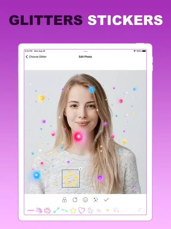 Vanill: Frame, Glitter, Shape iPad 應用截圖