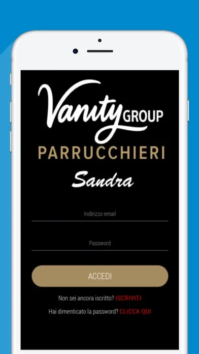 Tangkapan layar Vanity Group Parrucchieri