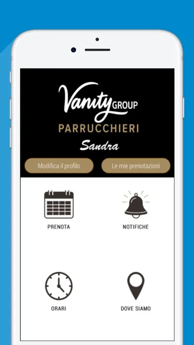 Tangkapan layar Vanity Group Parrucchieri