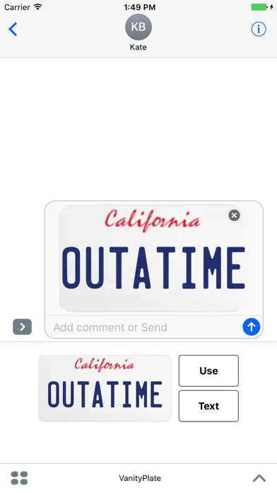 Vanity License Plate Maker 스크린샷