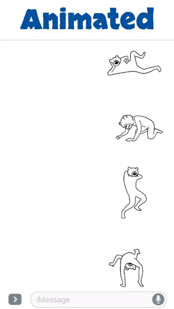 Zrzuty ekranu Bear Man Dancing Animated