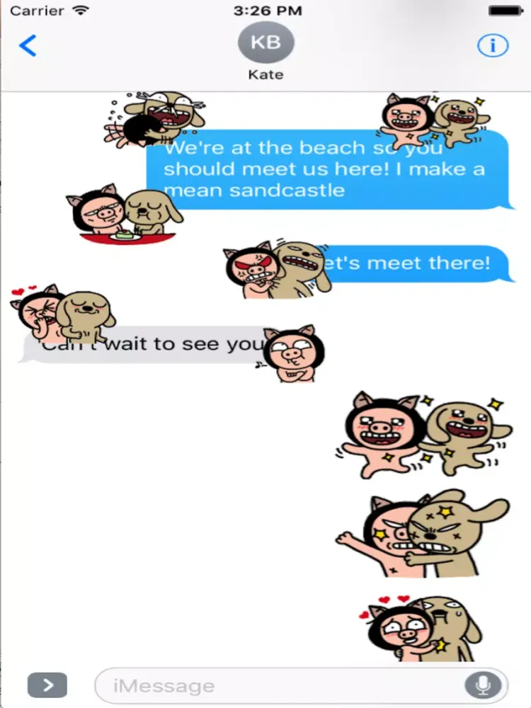 Funny Friends Animated iPad  Screenshots