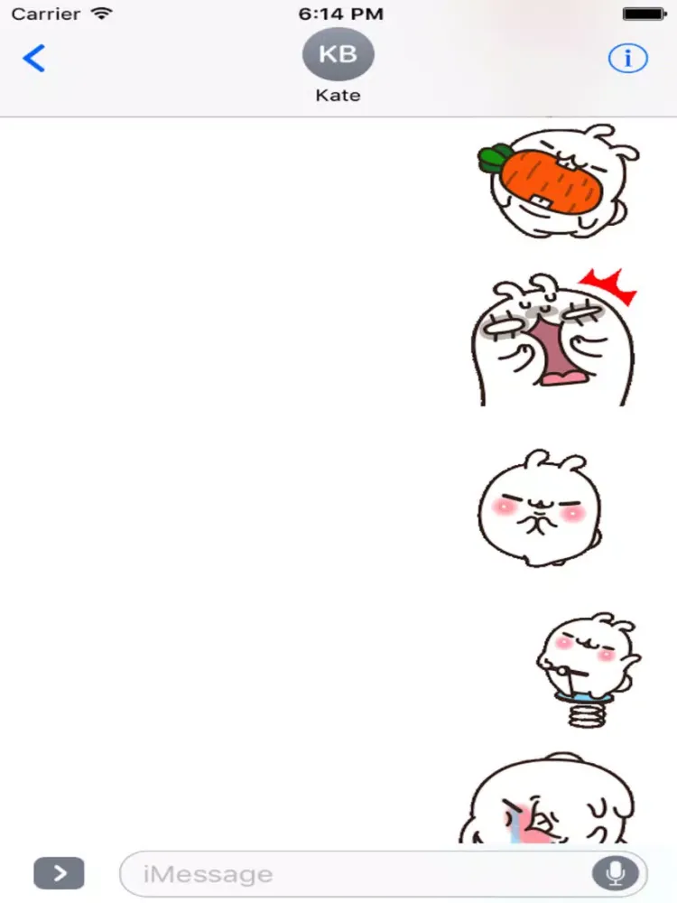 Lovely Rabbit Love 2 Animated iPad 应用截图