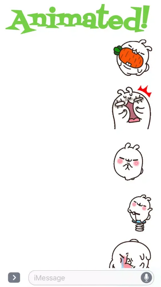Lovely Rabbit Love 2 Animated应用截图