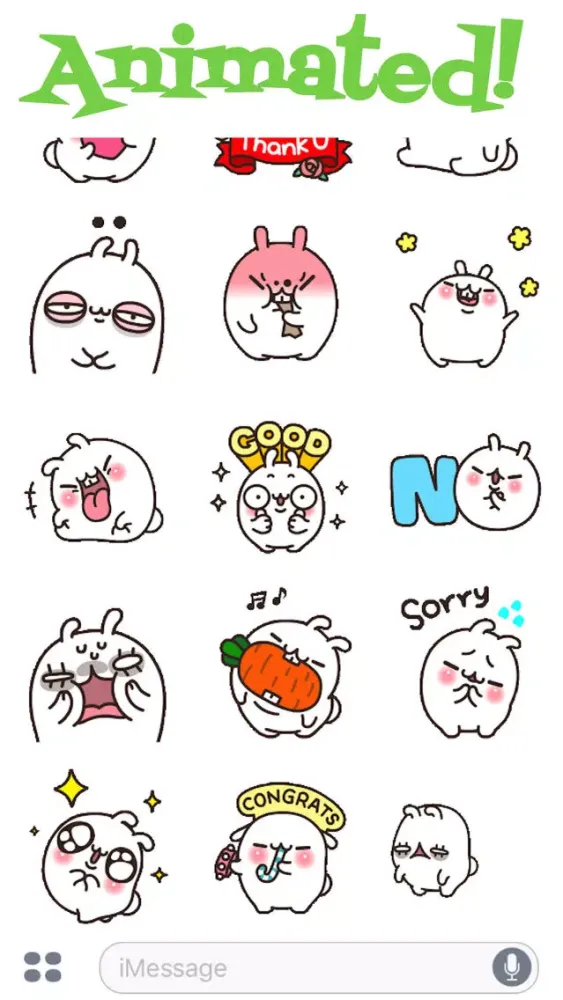 Lovely Rabbit Love 2 Animated应用截图