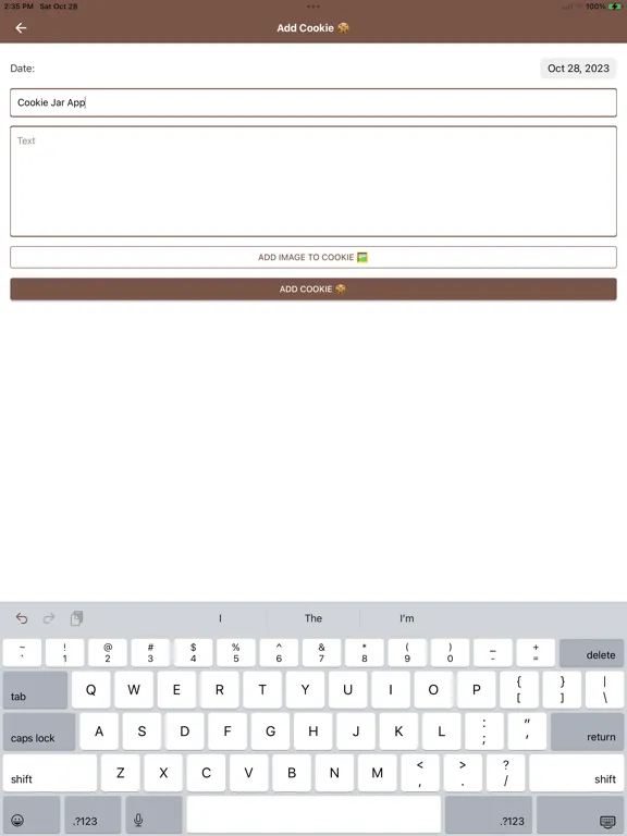 Cookie-Jar iPad  Screenshots