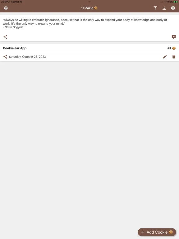 Cookie-Jar iPad  Screenshots