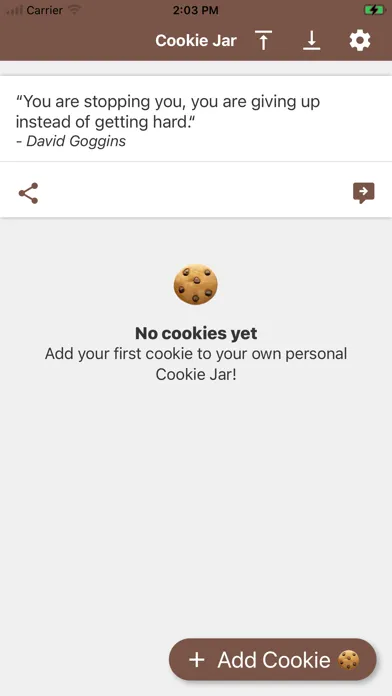 Cookie-Jar Screenshots