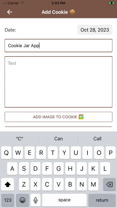 Cookie-Jar Screenshots