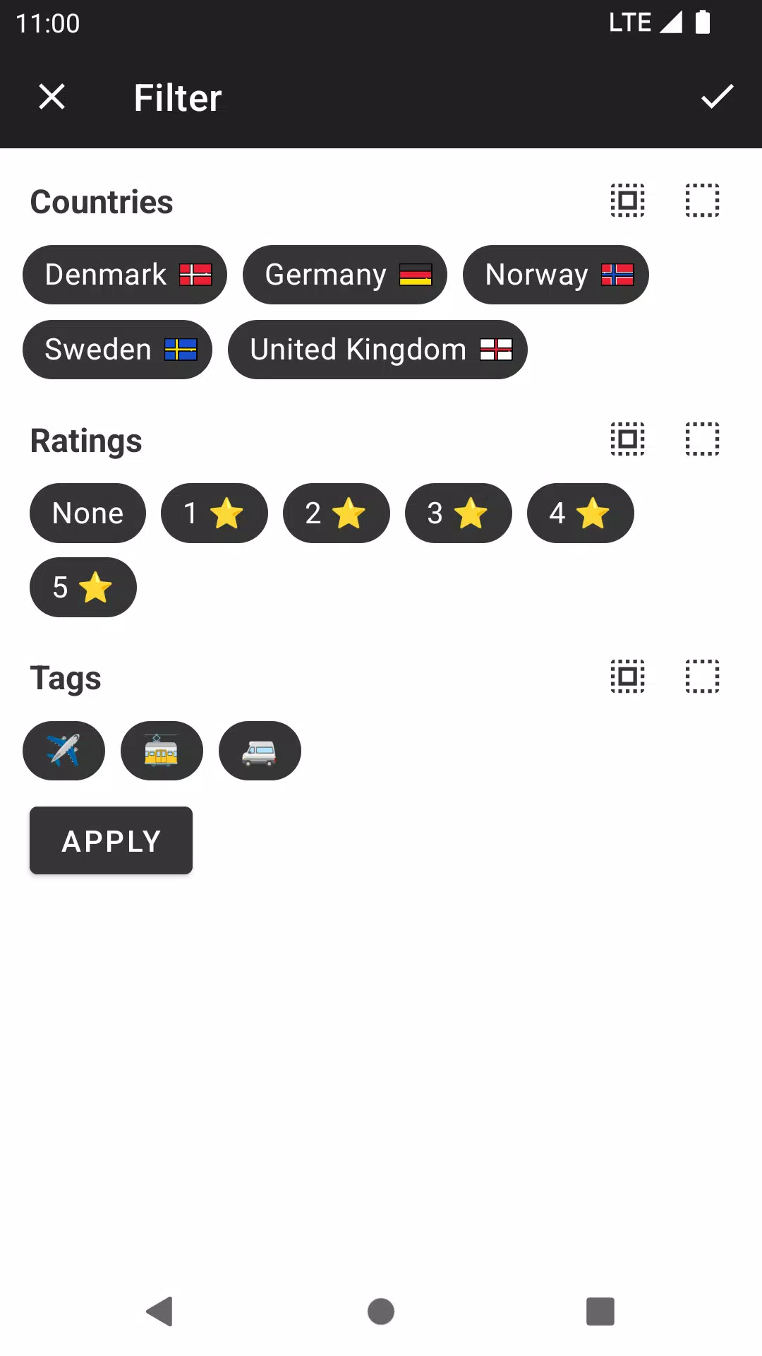 Location History Screenshots