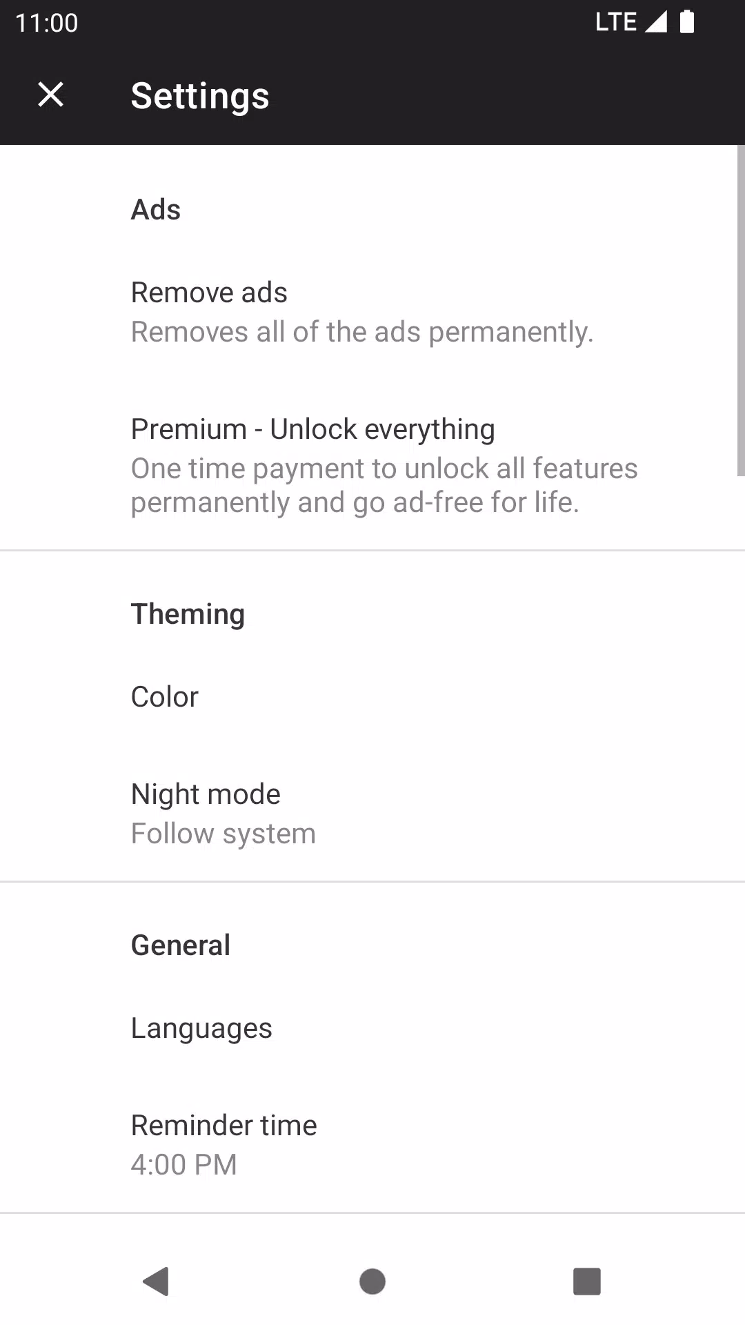Location History Screenshots