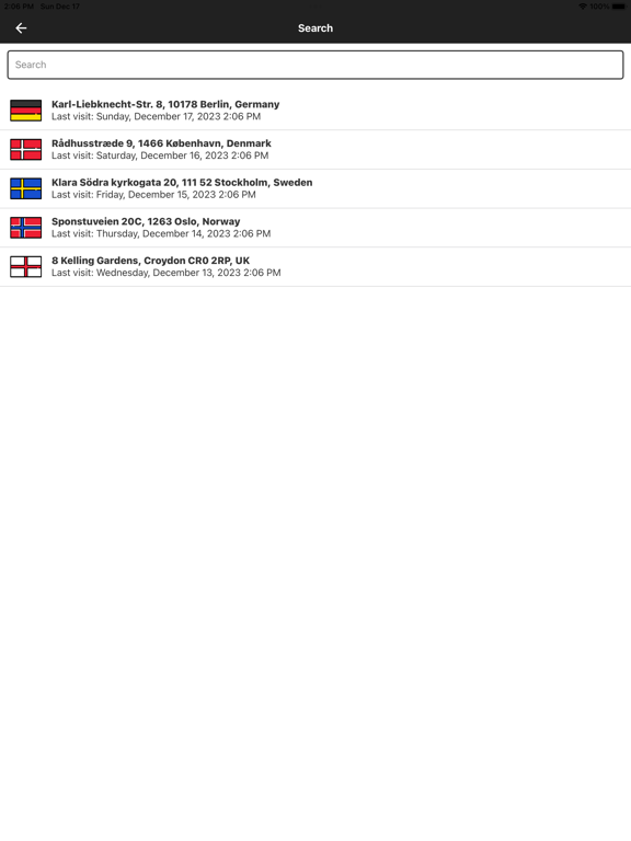 Скриншоты Location History - GPS history iPad 