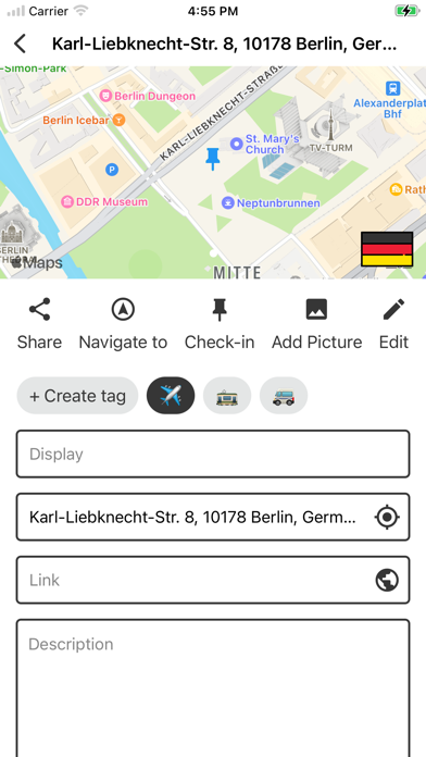 Скриншоты Location History - GPS history