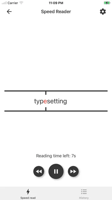 Speed Reader for Speed Reading スクリーンショット