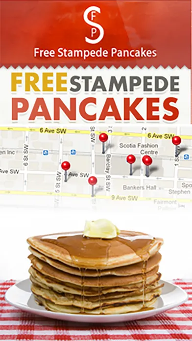 Free Stampede Breakfasts سکرین شاٹس