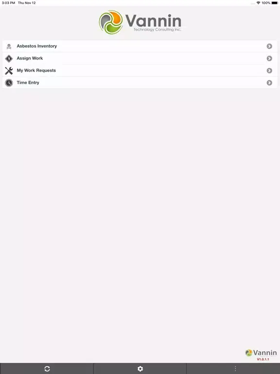 Vannin Work Mobile iPad  Screenshots