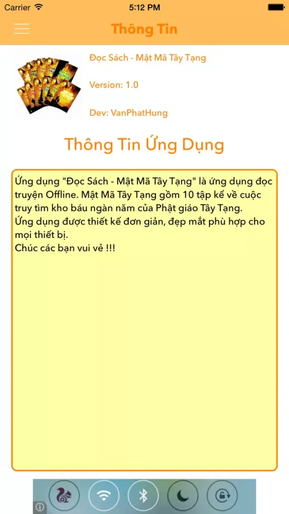 Đọc Sách - Mật Mã Tây Tạng應用截圖