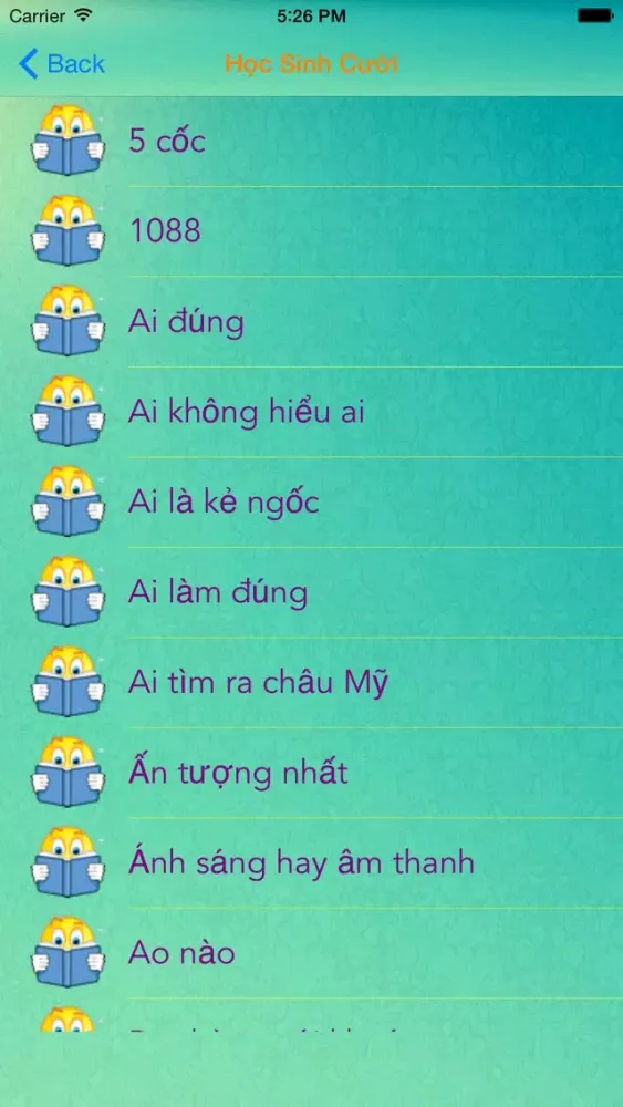 Ảnh chụp màn hình của Truyện Cười Học Sinh 2015 ( New )