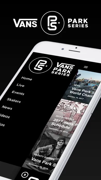 Ảnh chụp màn hình của Vans Park Series
