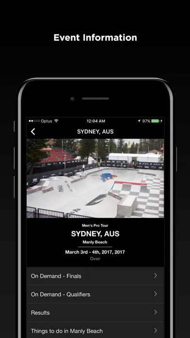 Ảnh chụp màn hình của Vans Park Series