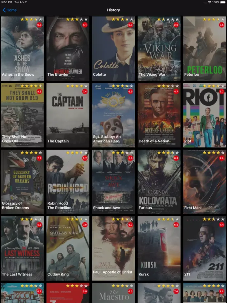 Movie Show Box: Movie Discover iPad 应用截图