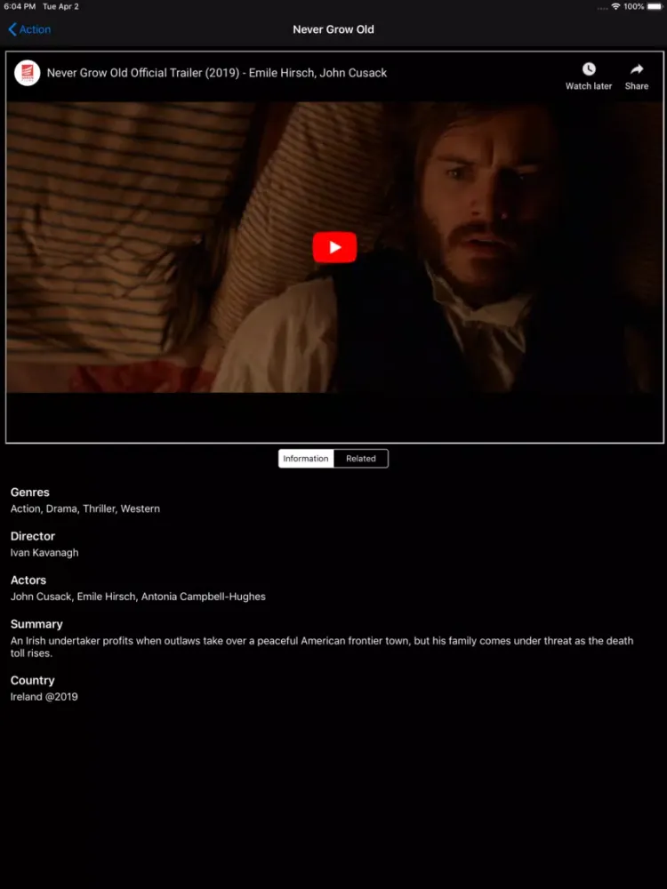 Movie Show Box: Movie Discover iPad 应用截图