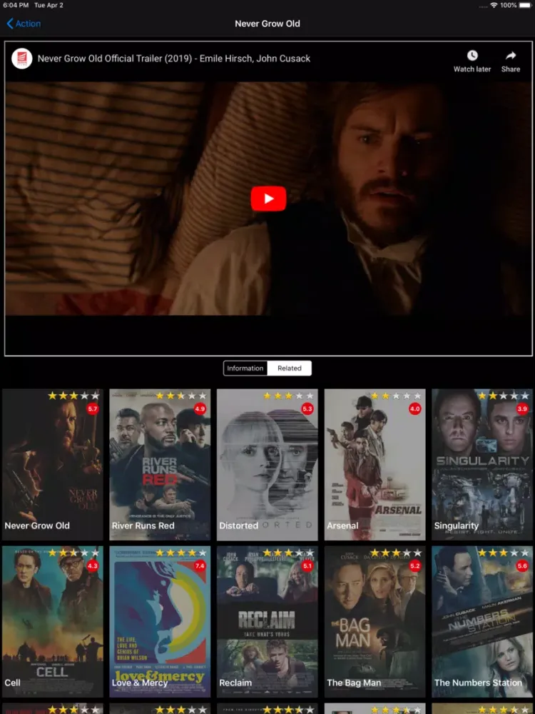 Movie Show Box: Movie Discover iPad 应用截图