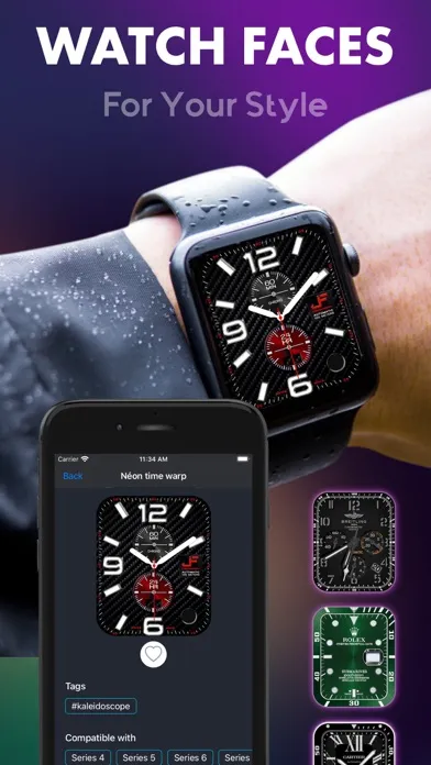 Tangkapan skrin Watch Faces - iWatch Gallery